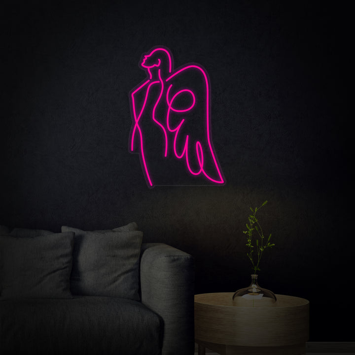 "Engel Mamma" Neonskilt