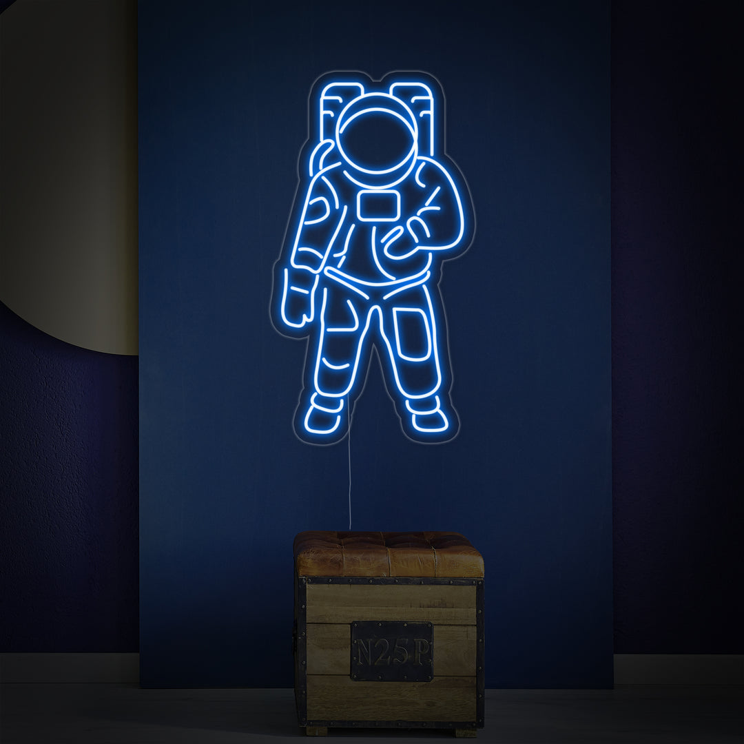 "Astronaut" Neonskilt