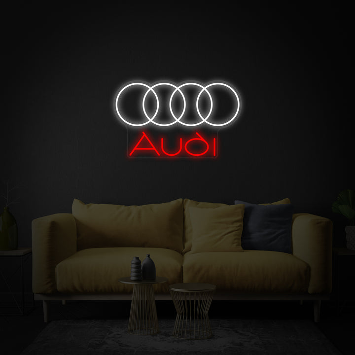 "Audi" Neonskilt