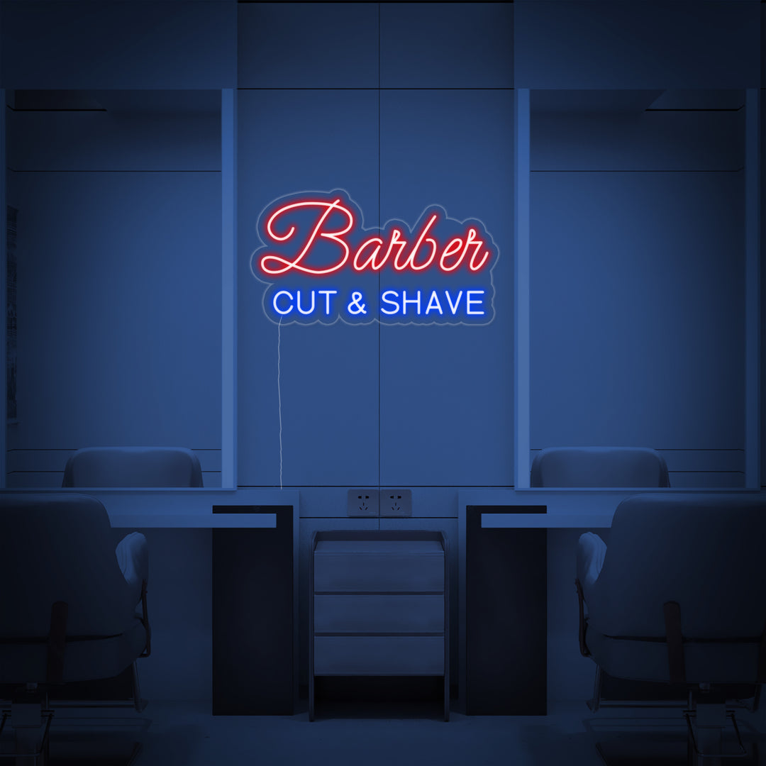 "BARBER Shop" Neonskilt