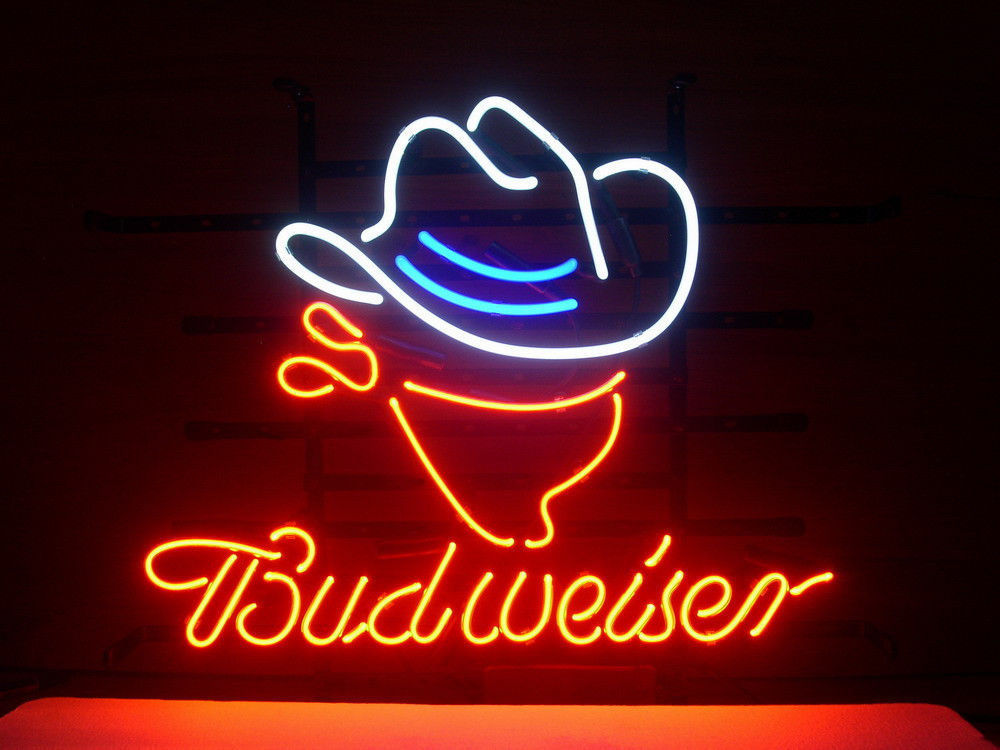 "Bud Cowboy" Neonskilt