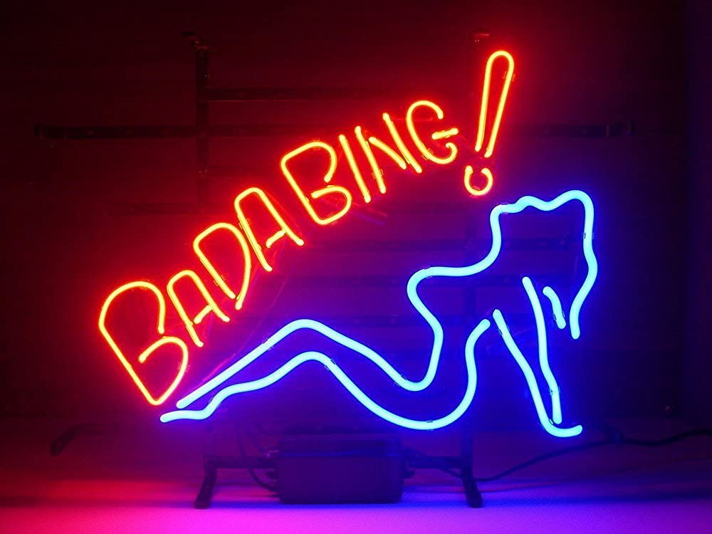 "Bada Bing" Neonskilt