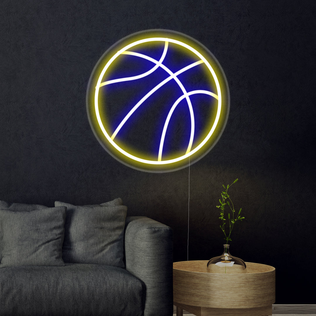 "Basketball" Neonskilt