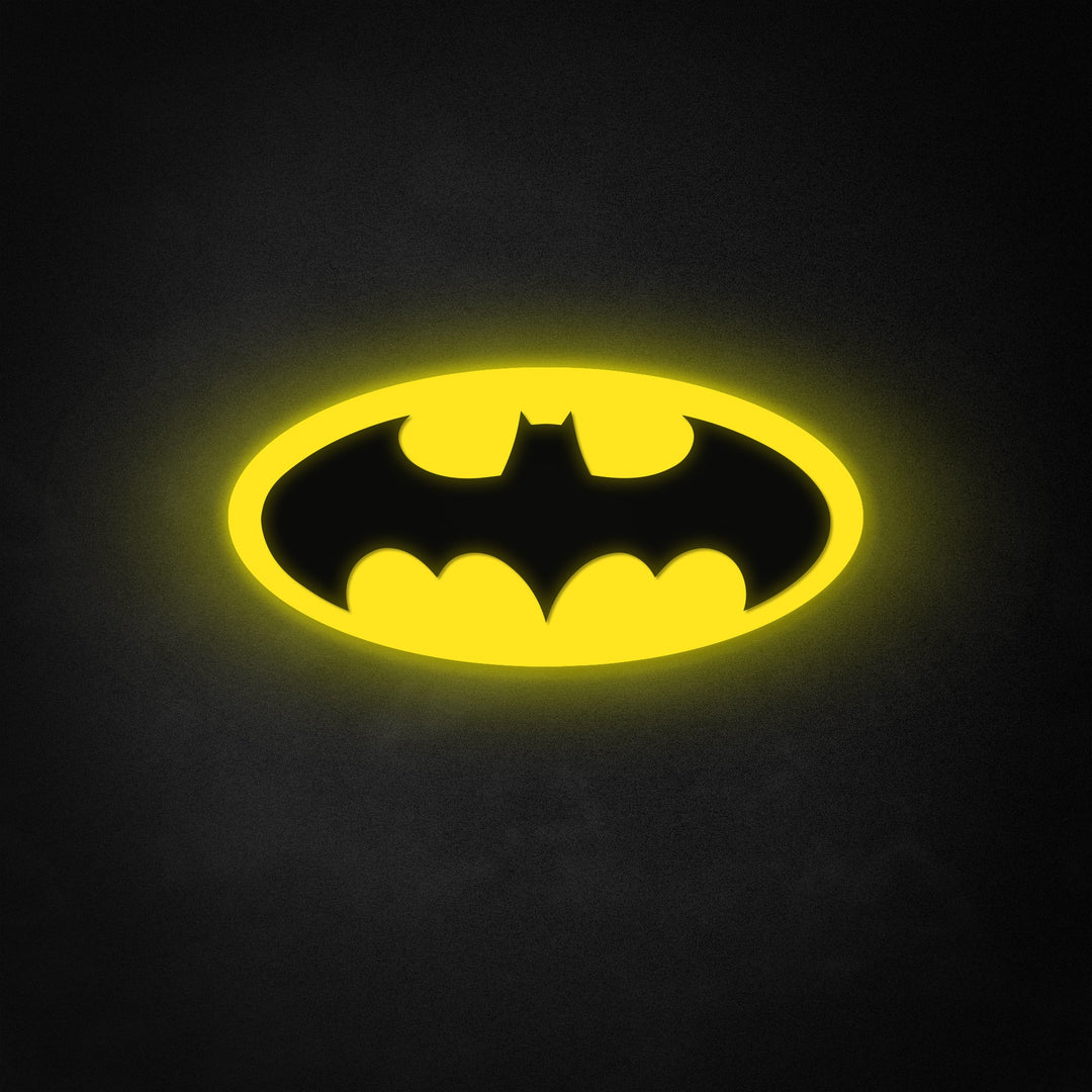 "Bat Logo Artkarakter" Neon Like
