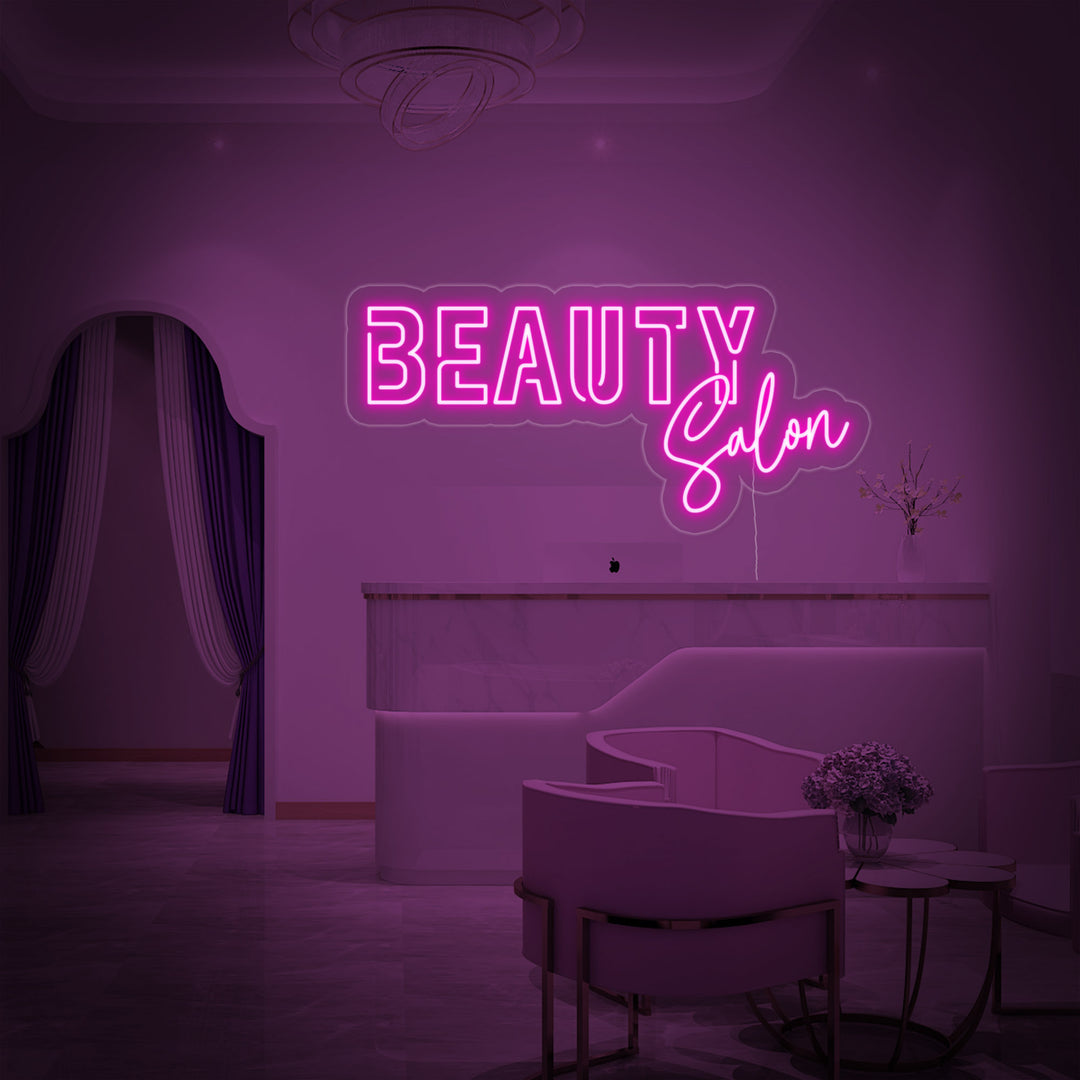 "Beauty Salon" Neonskilt