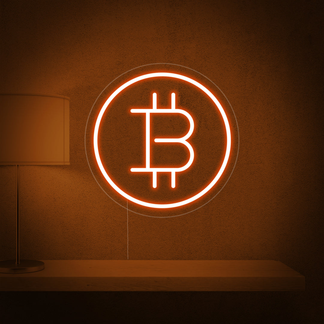 "Bitcoin" Neonskilt