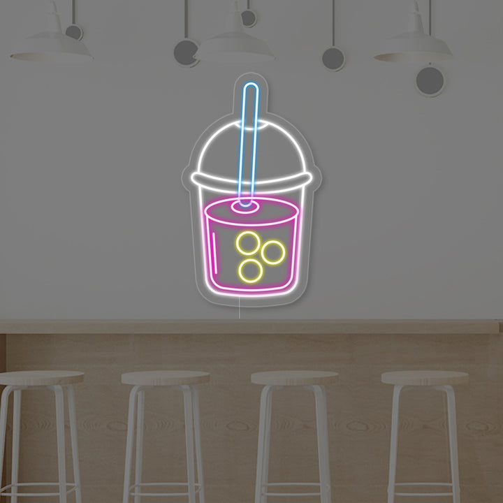 "Boba Te Kopp" Neonskilt
