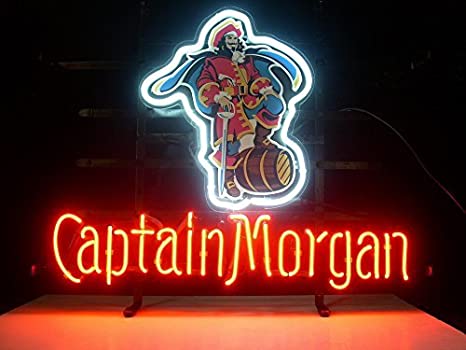 "Captain Morgan" Neonskilt