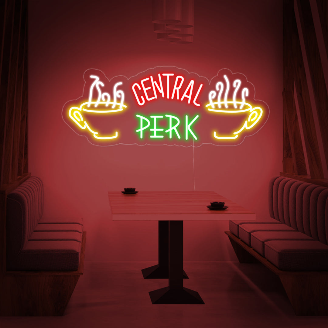 "Central Perk" Neonskilt