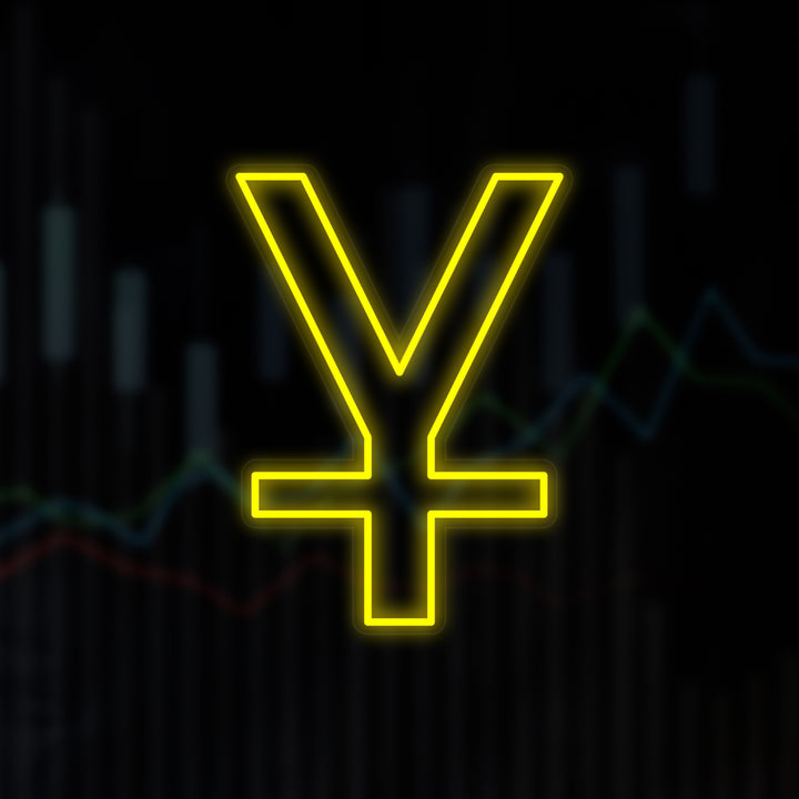 "Kinesisk Yuan" Neonskilt