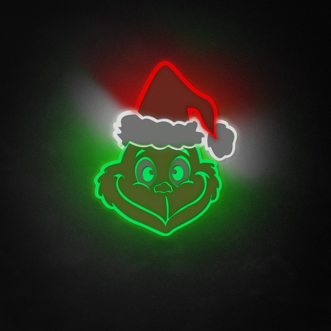 "Christmas Grinch" Neon Like