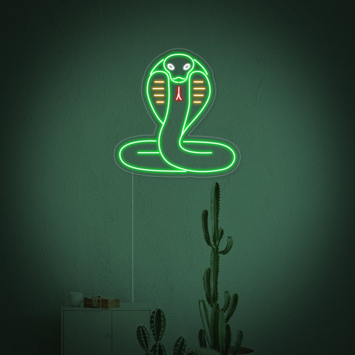 "Kobra Slange" Neonskilt