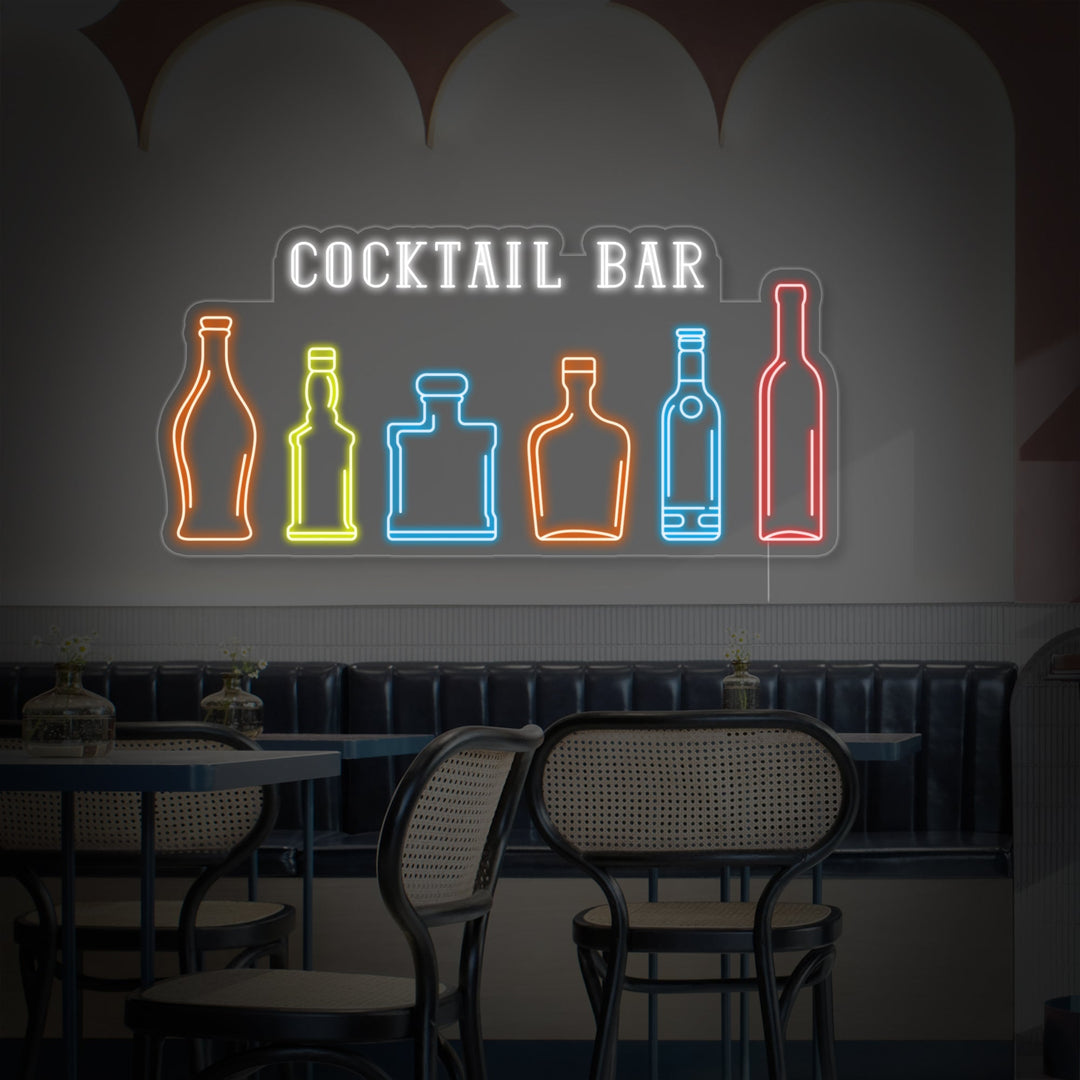 "Cocktail Bar" Neonskilt