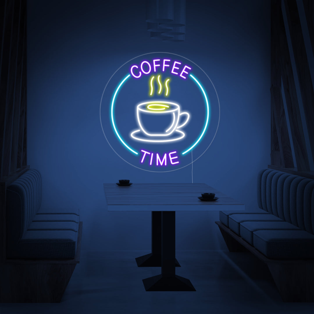 "Coffee Time" Neonskilt