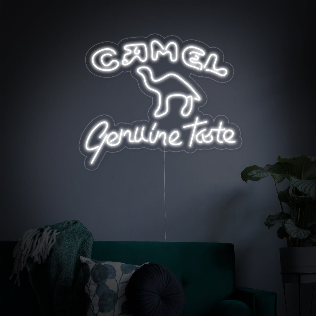 "Camel Genuine Taste" Neonskilt