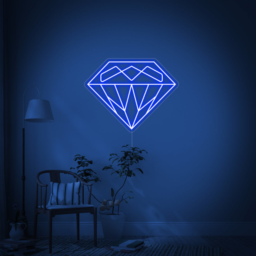 "Diamant" Neonskilt