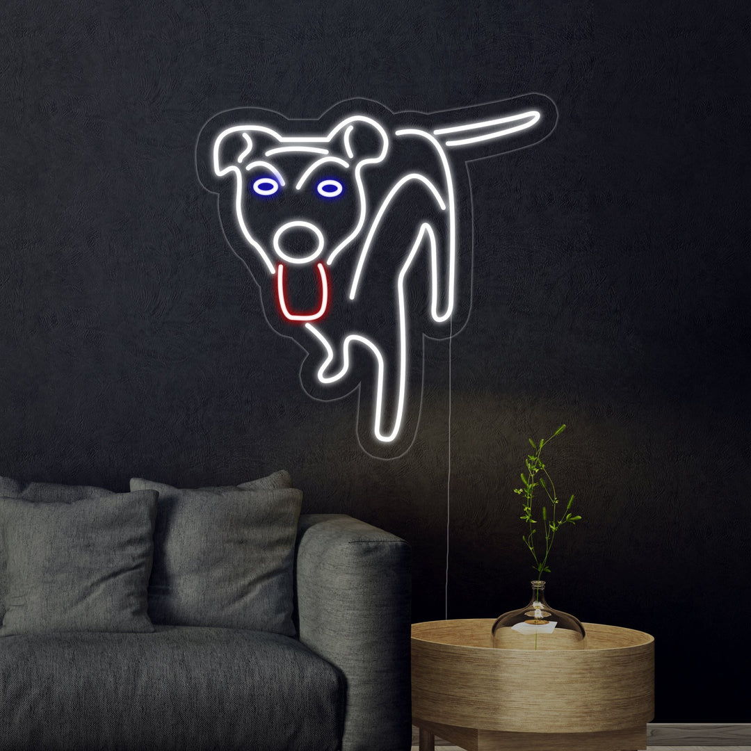"Hund Logo" Neonskilt