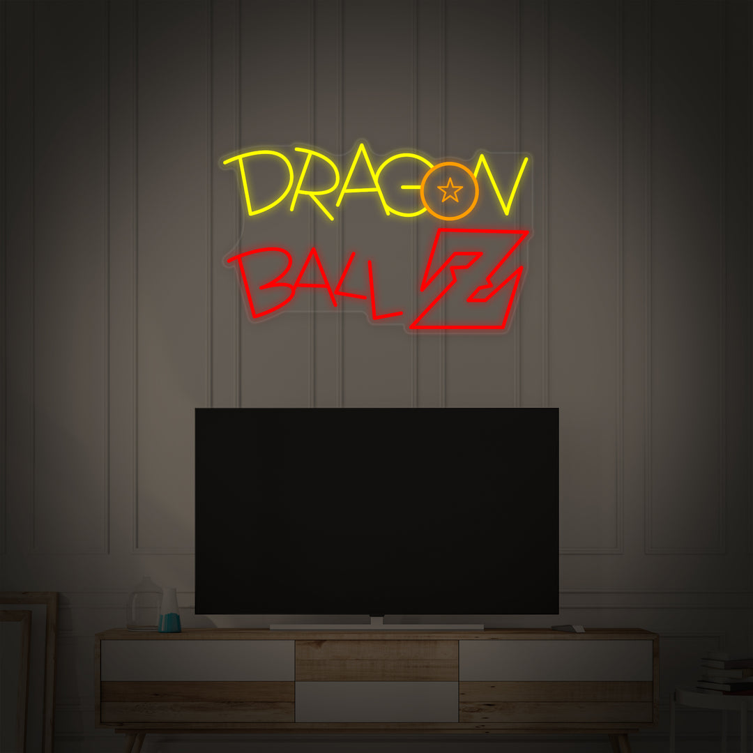 "Dragon Ball Z Logo Anime" Neonskilt