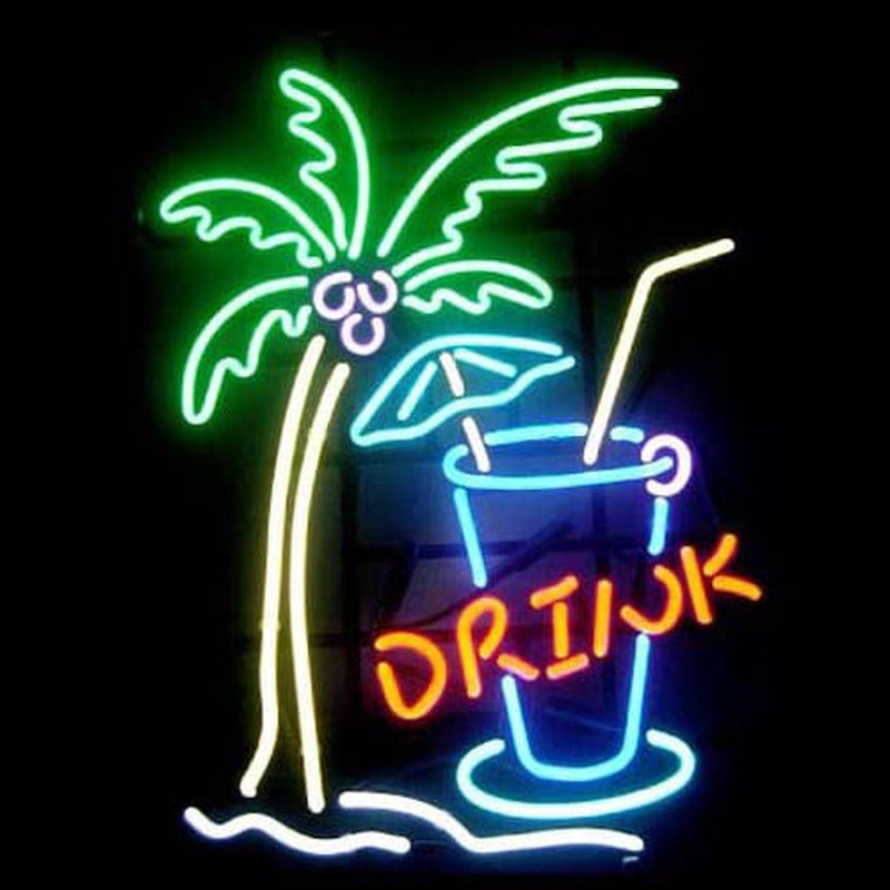 "Drink, Øl" Neonskilt