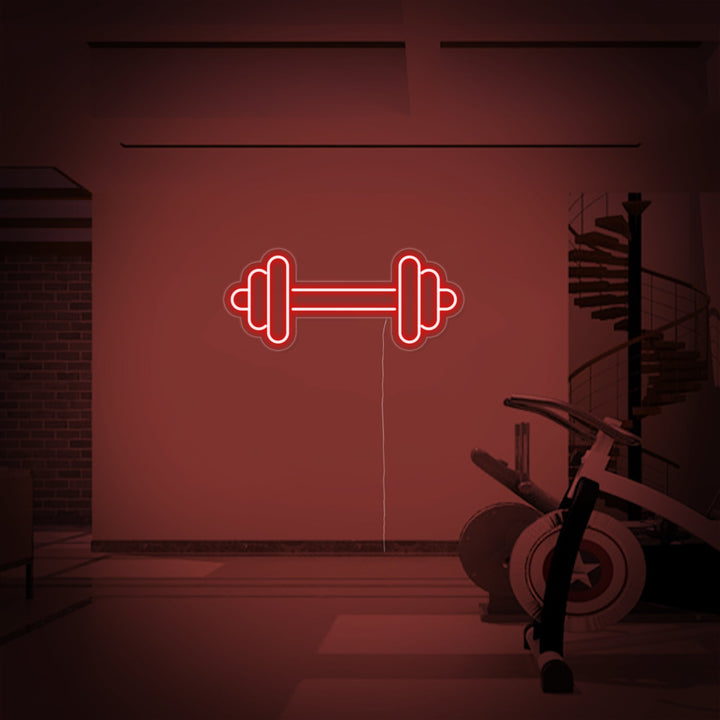 "Manual Vektstang" Gym Dekor, Treningsdekor, Treningsdekor Neonskilt