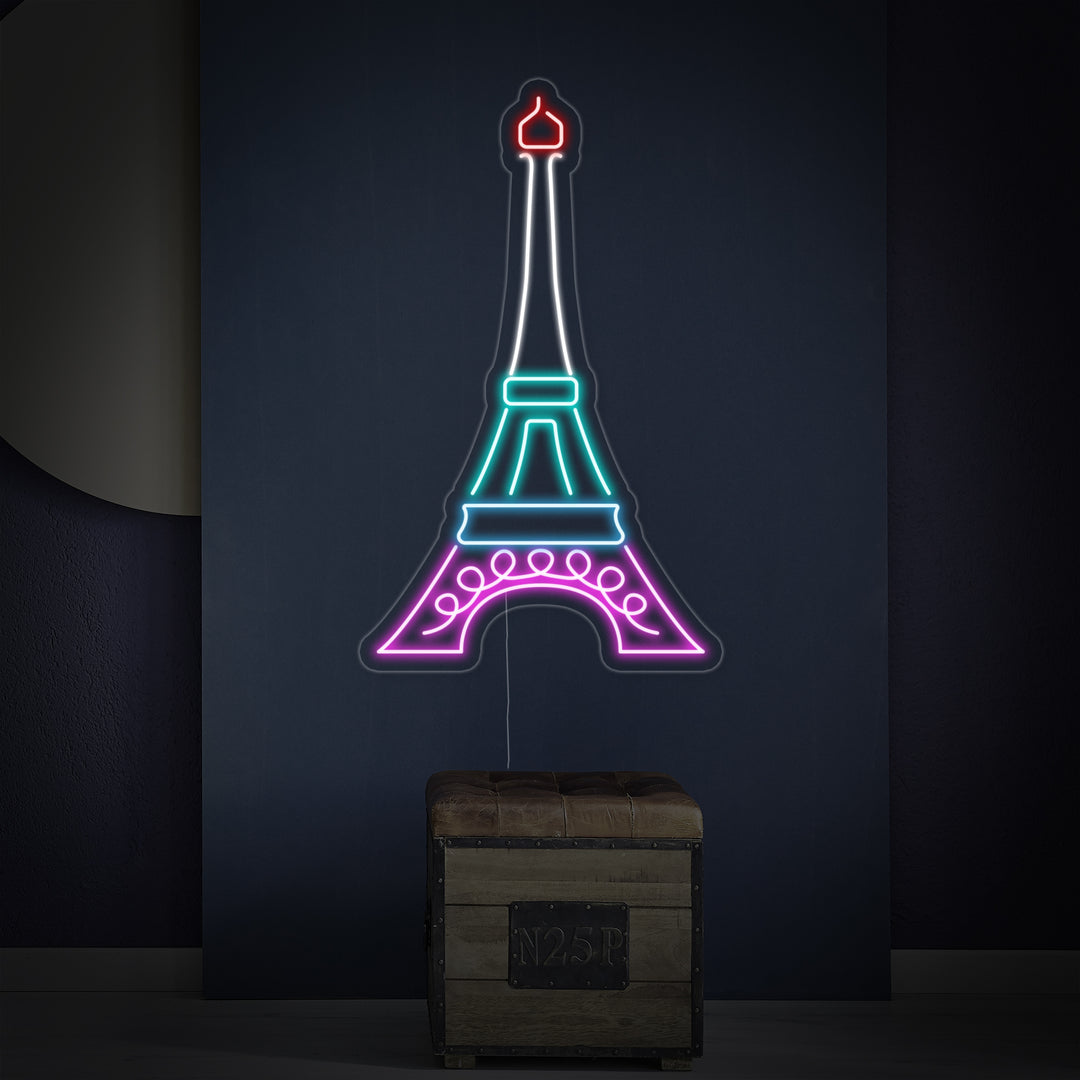 "Eiffeltårnet" Neonskilt