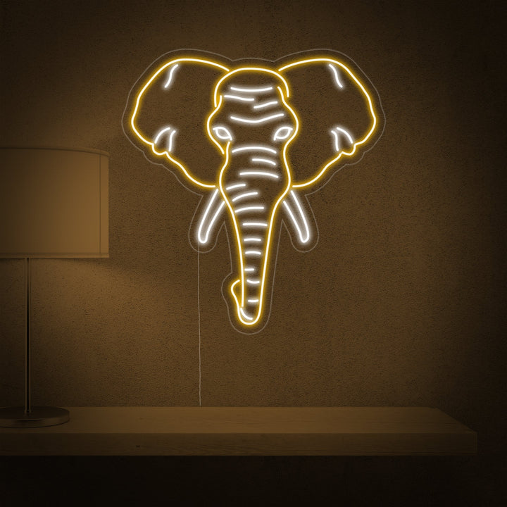 "Elefant" Neonskilt
