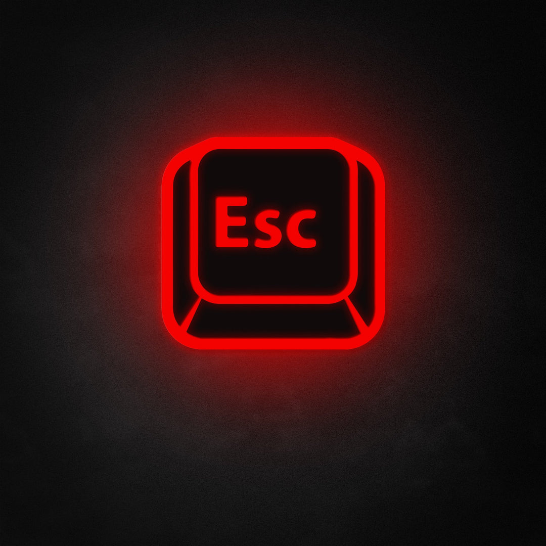 "Escape Key" Neon Like