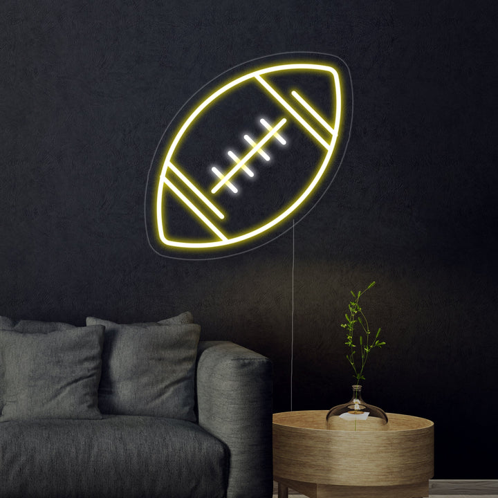 "Fotballball" Neonskilt