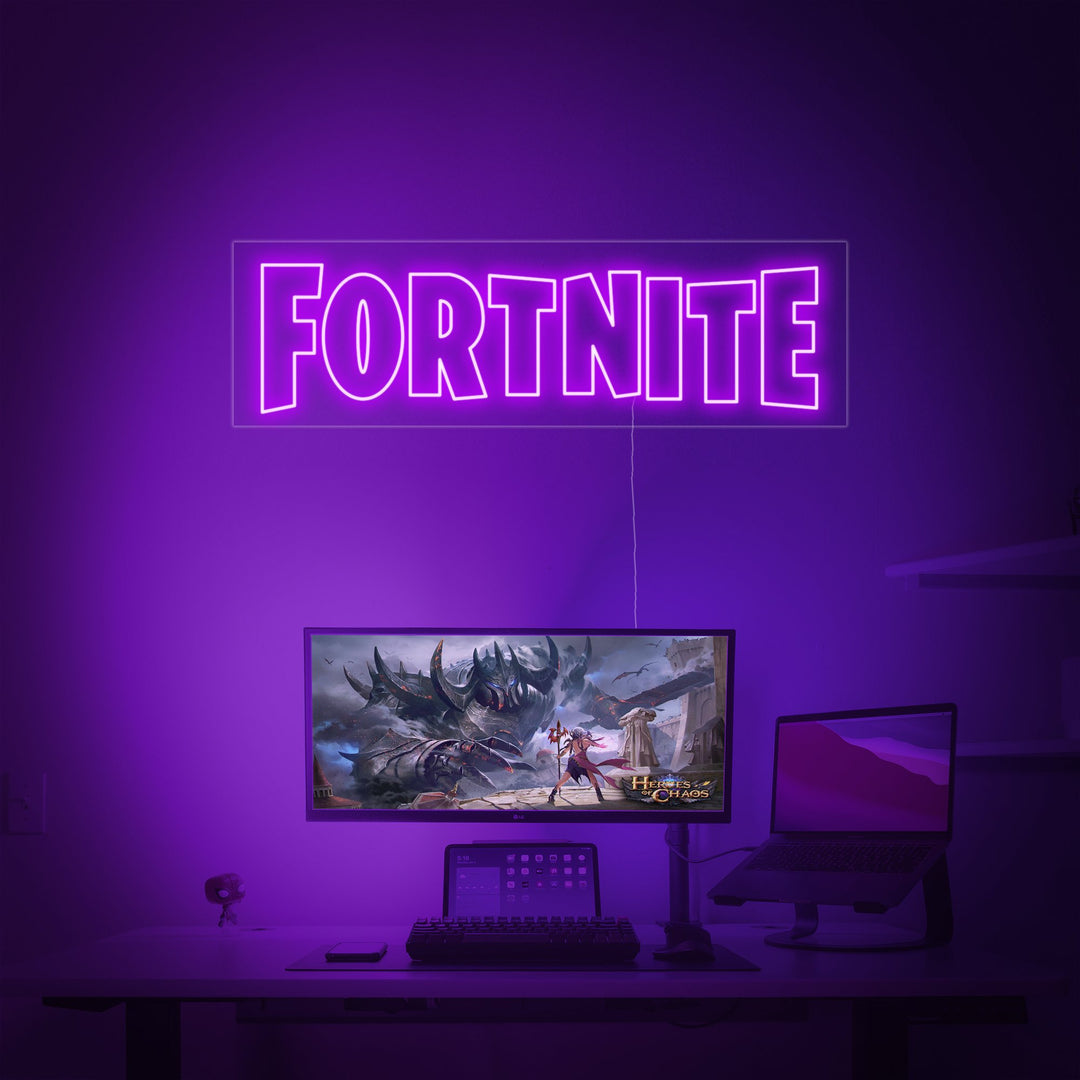 "Fortnite" Gamer Dekor Neonskilt