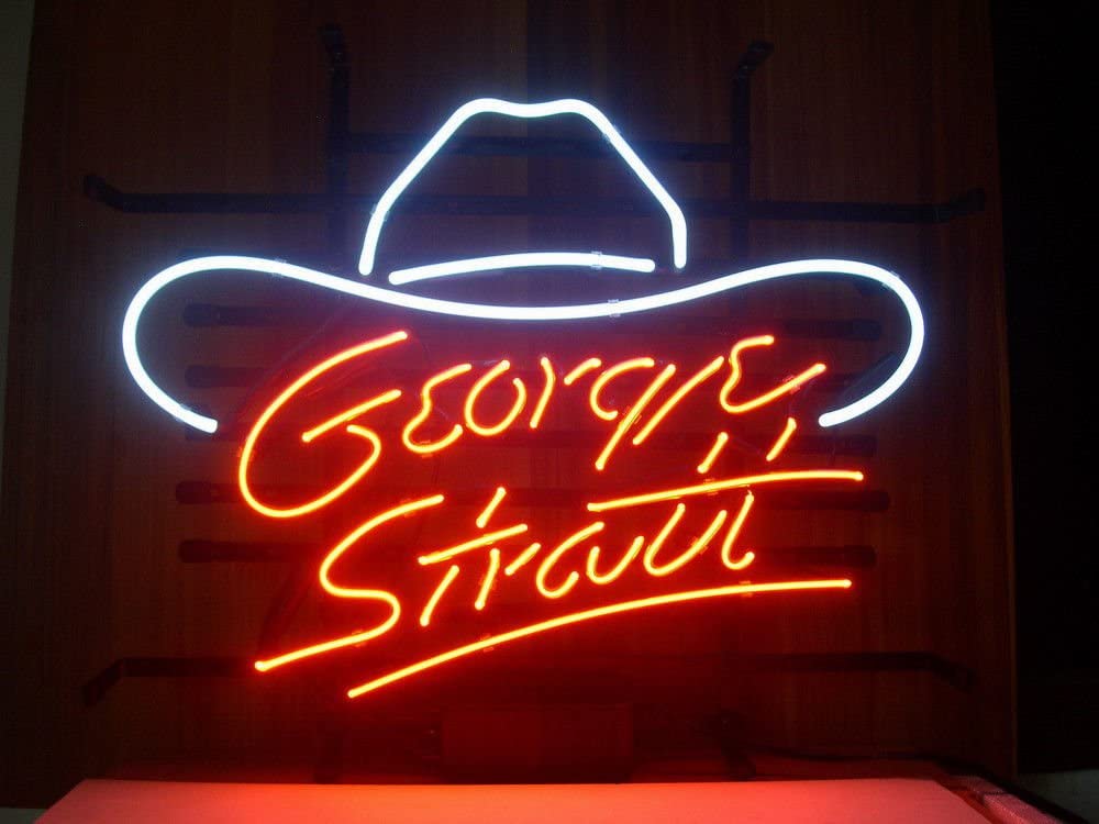 "George Strait" Neonskilt