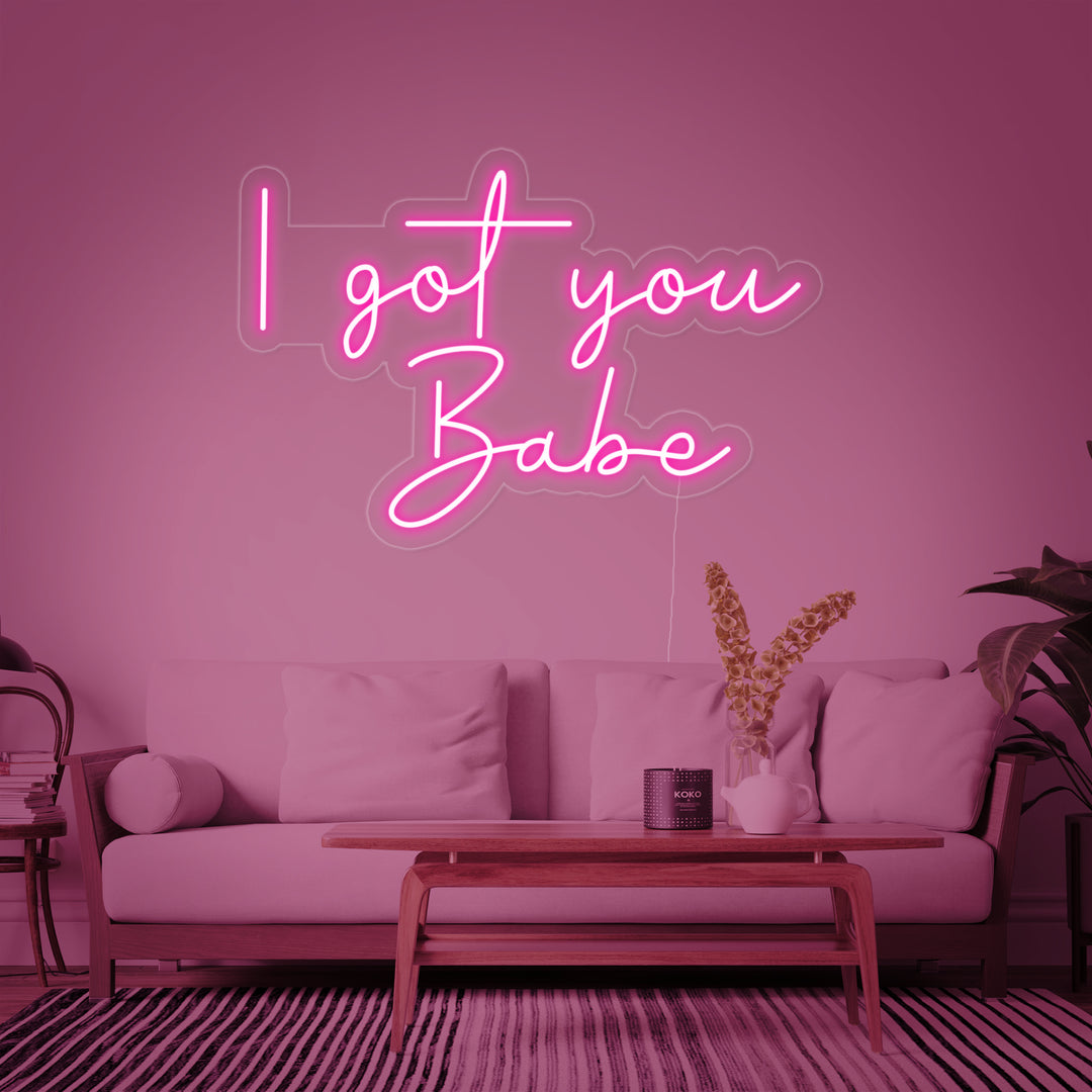 "I Got You Babe" Neonskilt