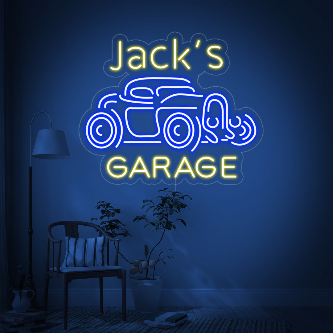 "Jack Garage" Neonskilt
