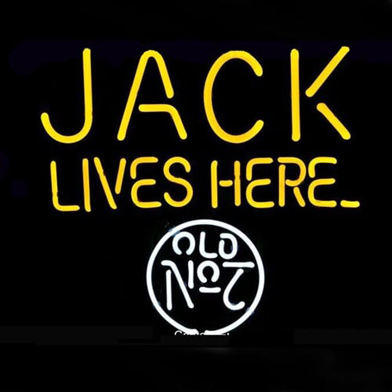 "Jack Bor Her No.7 Logo" Neonskilt