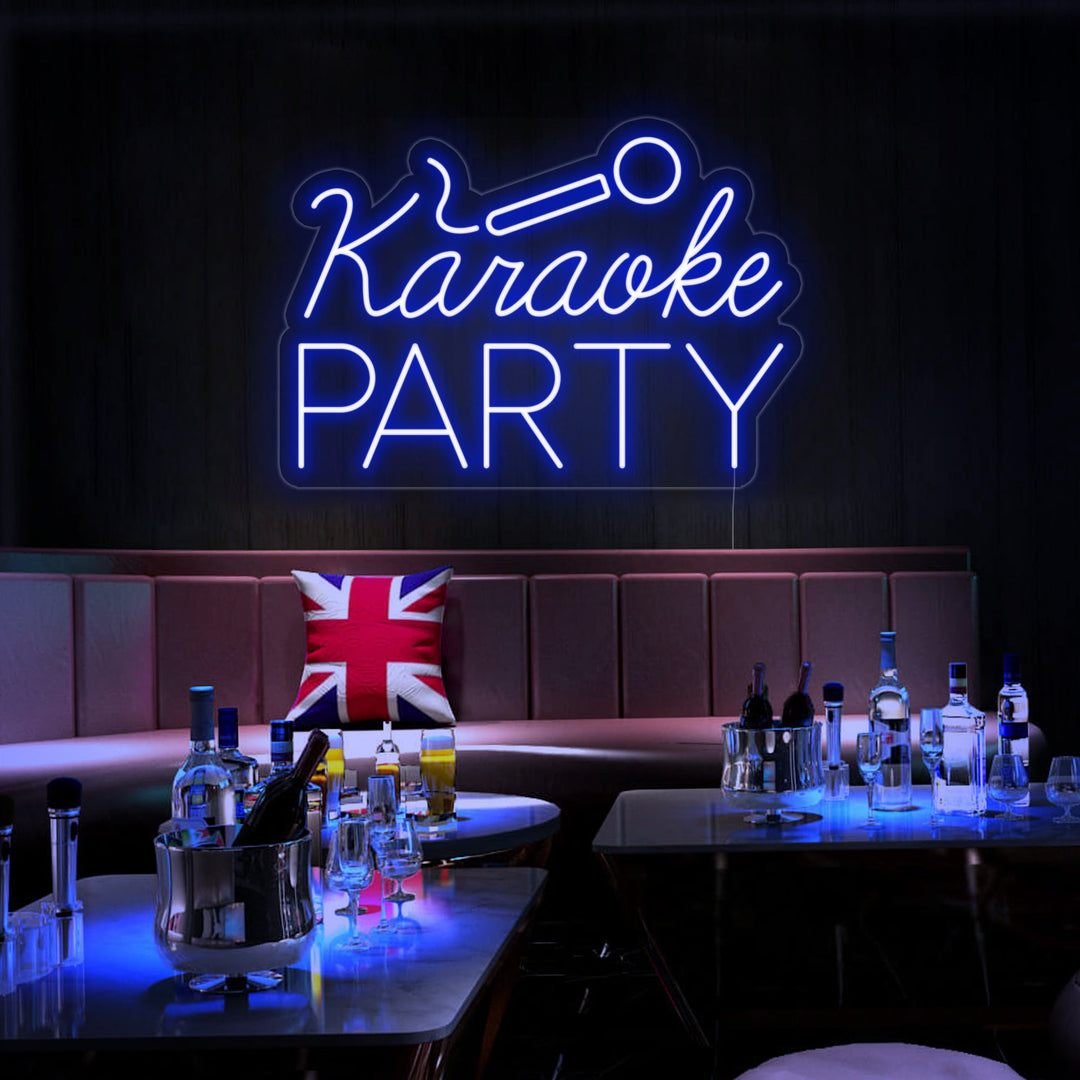 "Karaoke Party" Neonskilt
