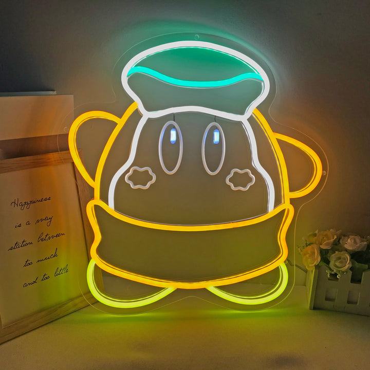 "Luma Star, Spill Veggkunst" Mini Neonskilt