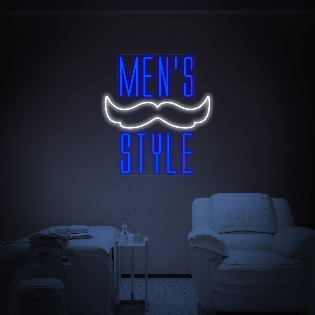 "Mens Style" Neonskilt