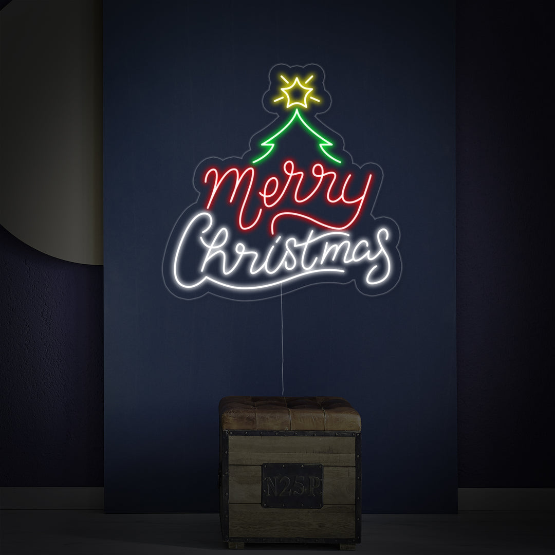 "Merry Christmas" Neonskilt