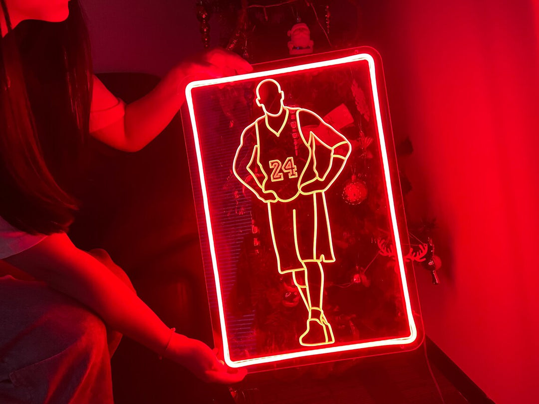 "Sports- Og Fitnessgym" Miniatyr Neon Skilt