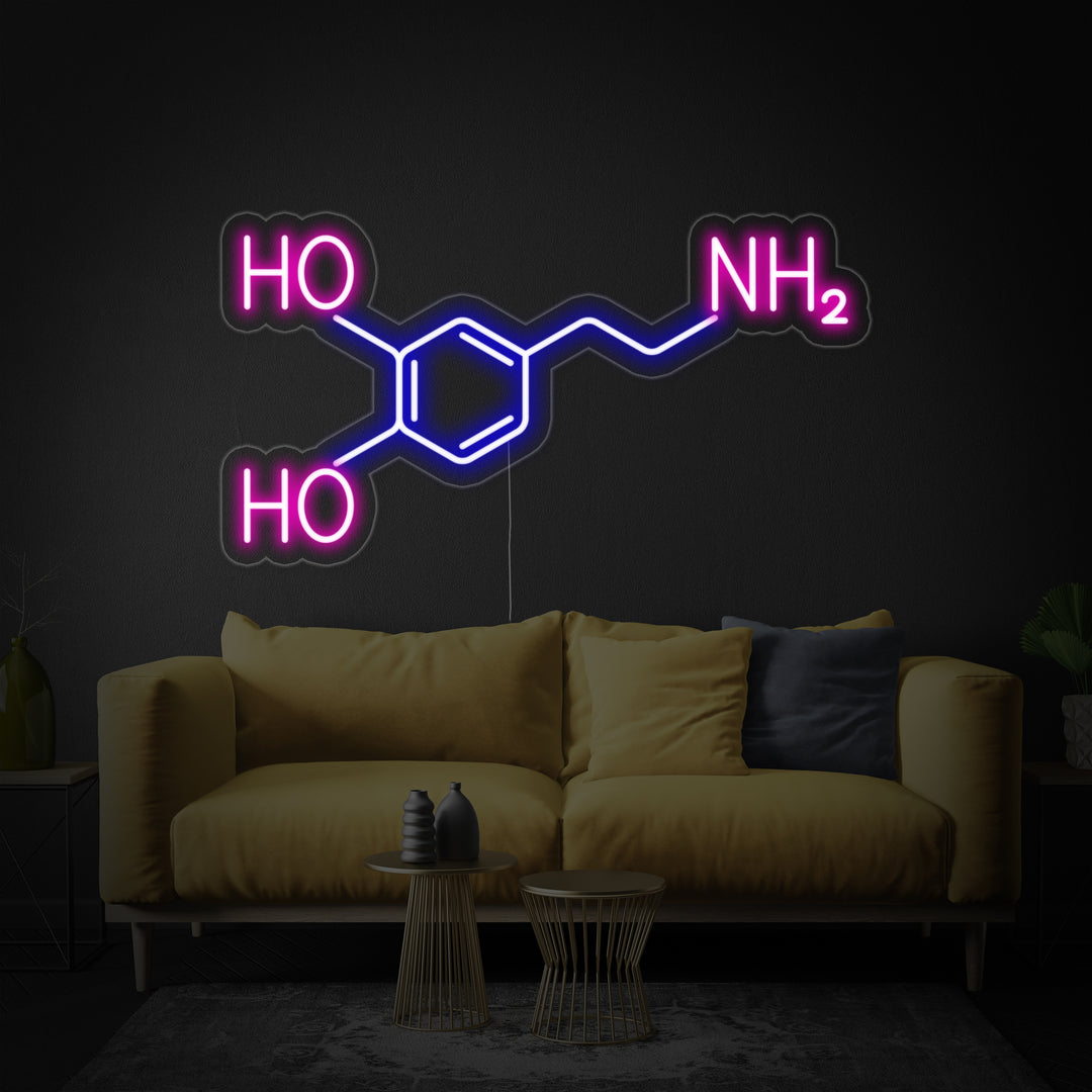 "Molekyl" Neonskilt