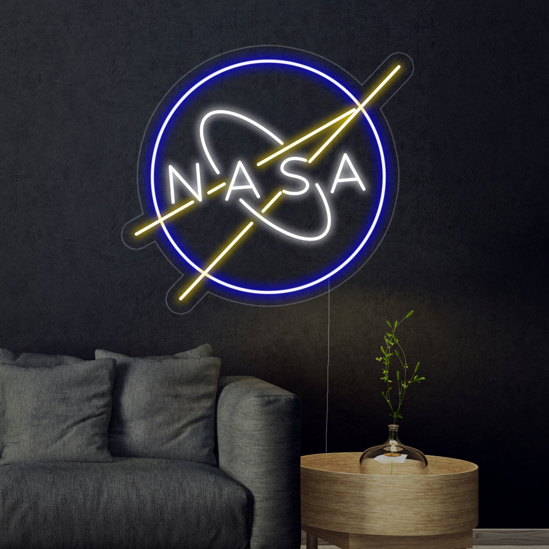 "Nasa-Logo" Neonskilt
