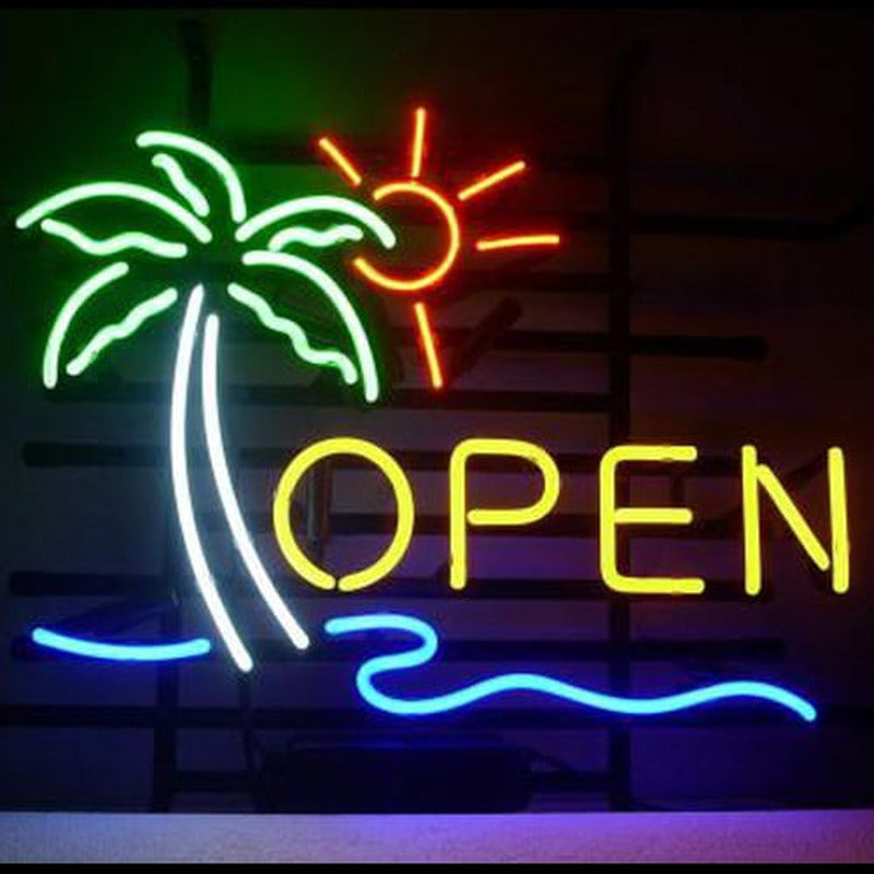 "Open, Bar" Neonskilt