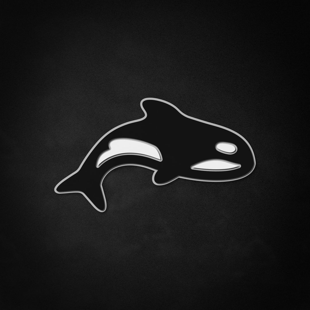 "Orca Whale" Neon Like