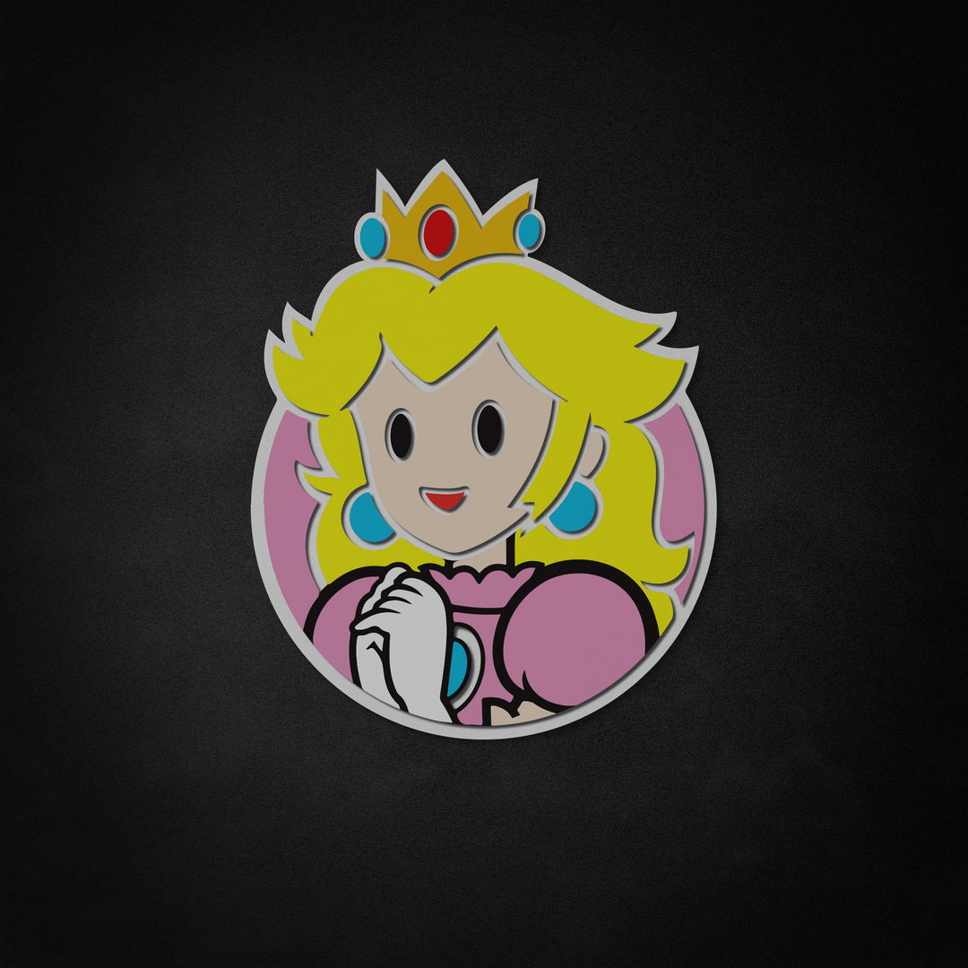 "Princess Peach" Neon Like