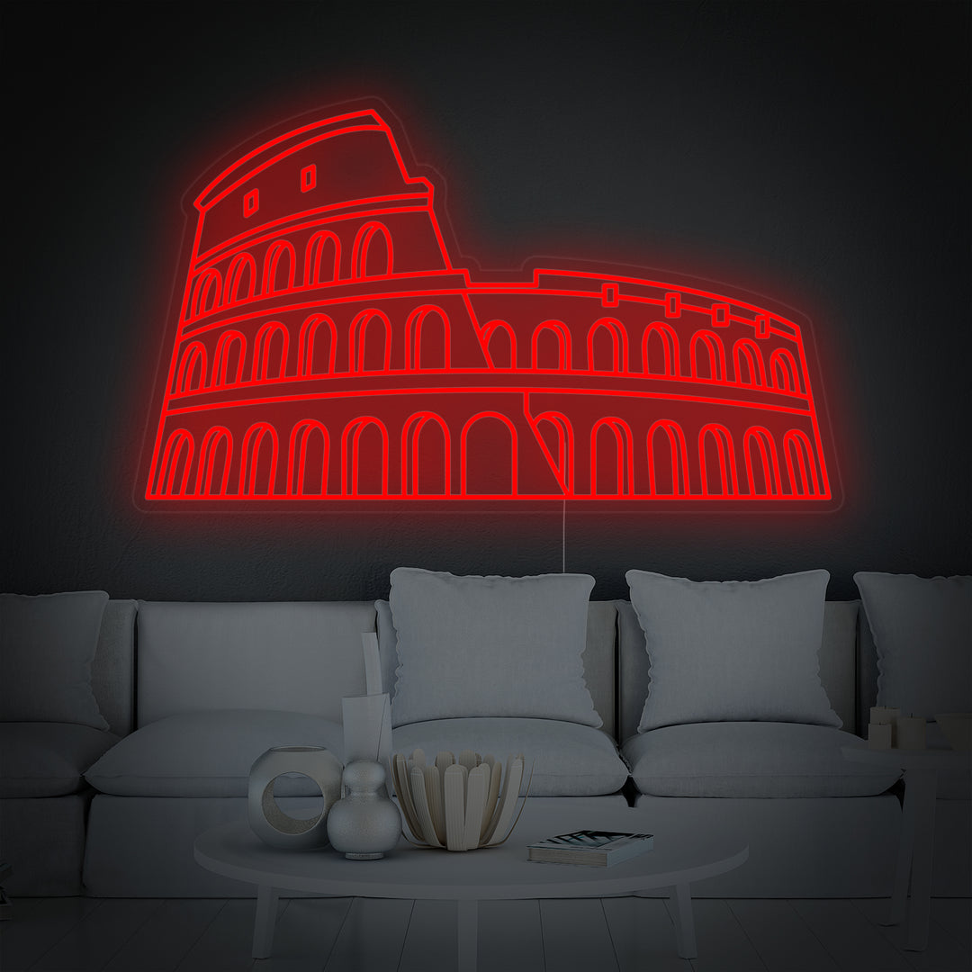 "Colosseum I Rom" Neonskilt
