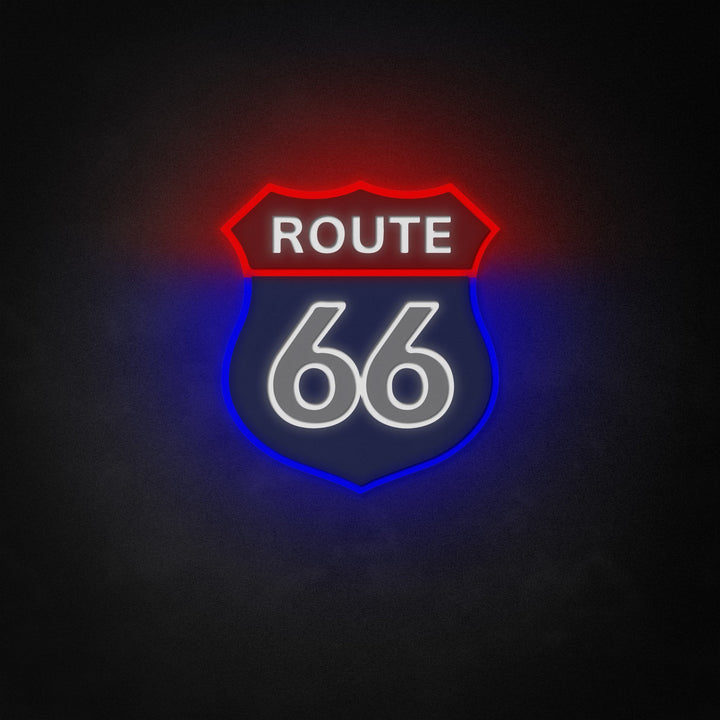 "Rute 66" Neon Like