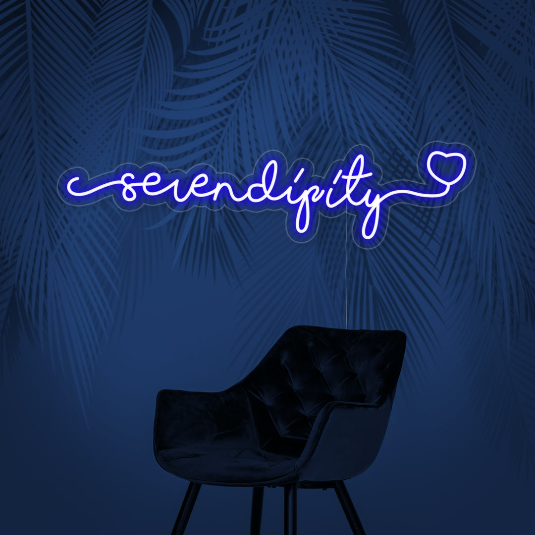 "Serendipity" Neonskilt