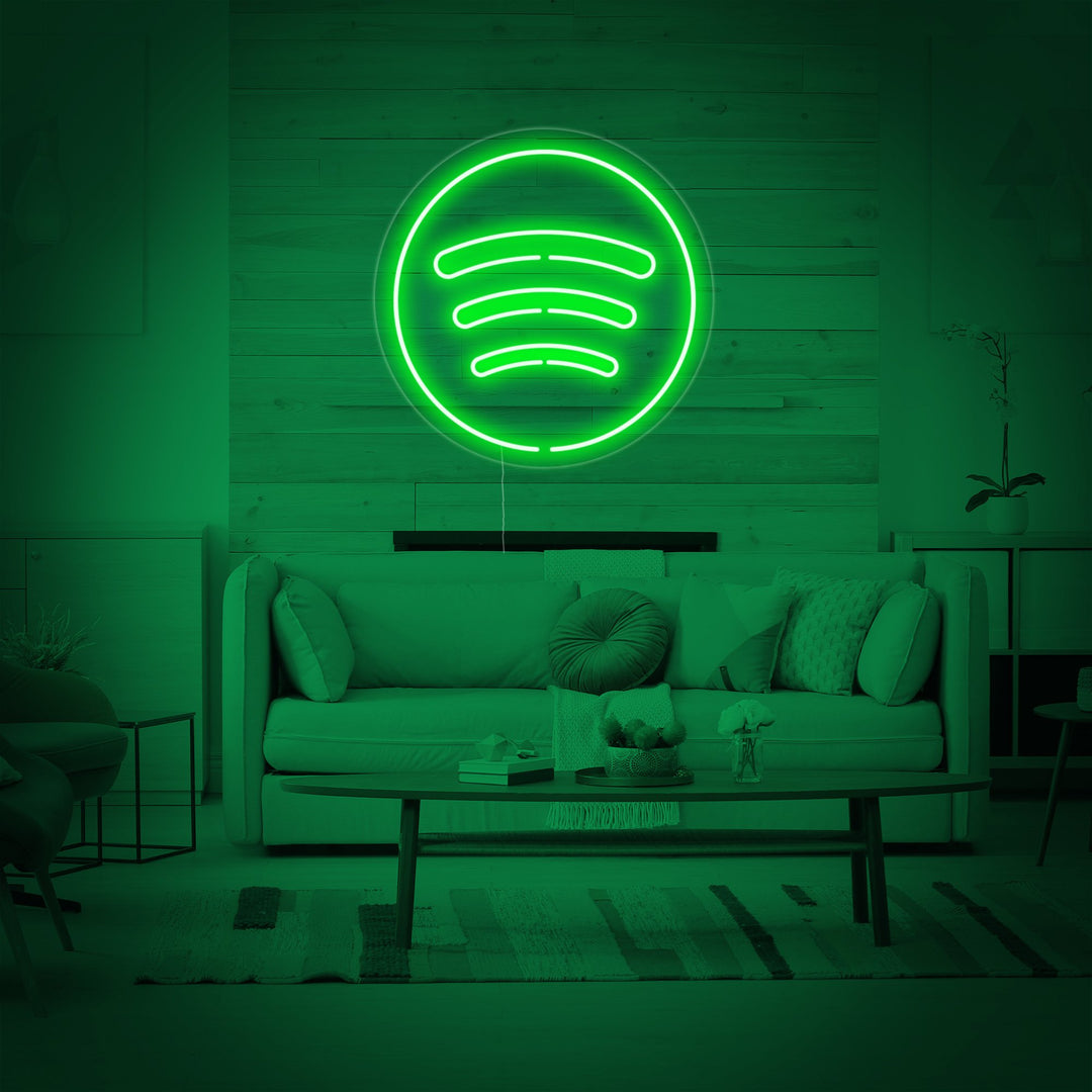 "Spotify logo" Neonskilt