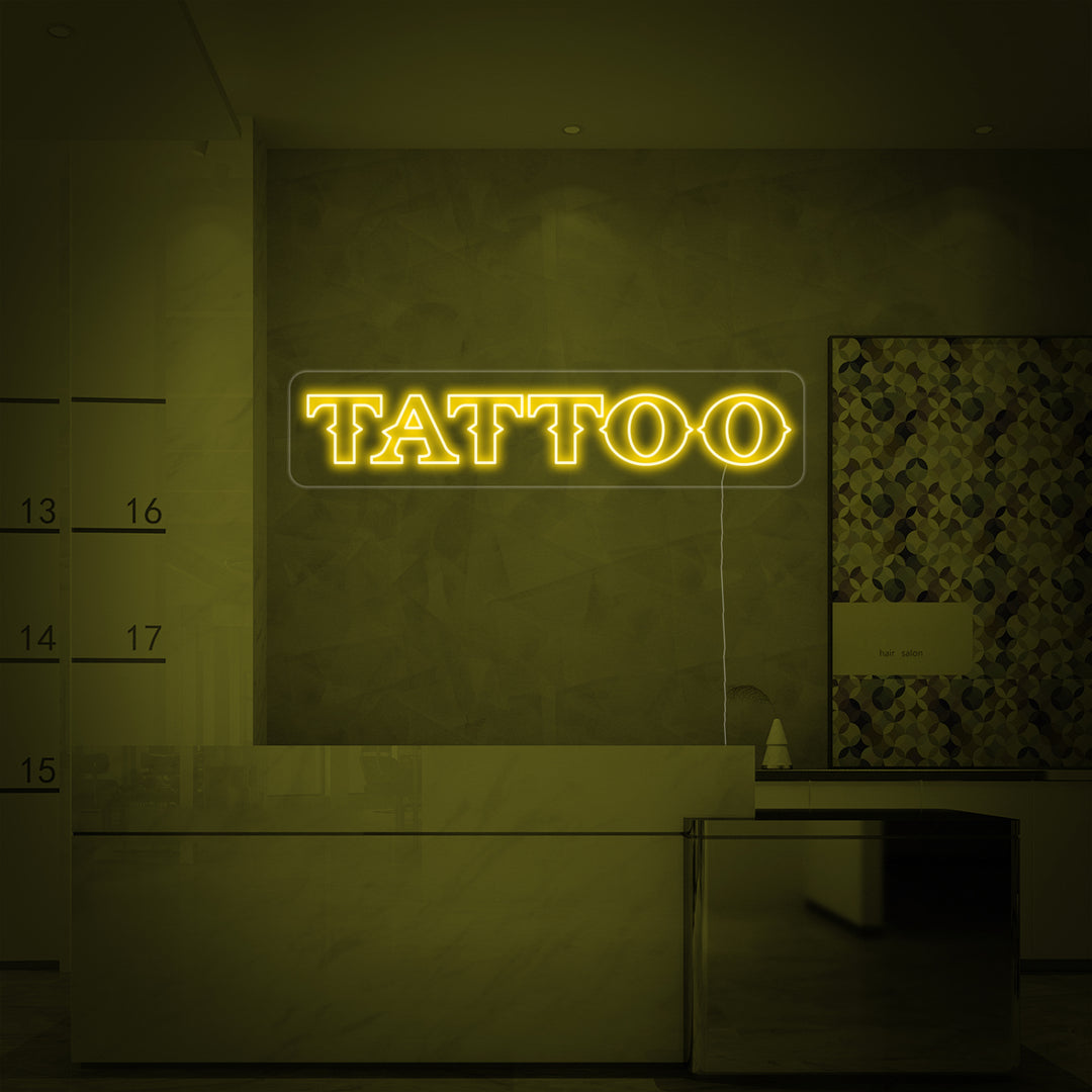 "Tattoo" Neonskilt
