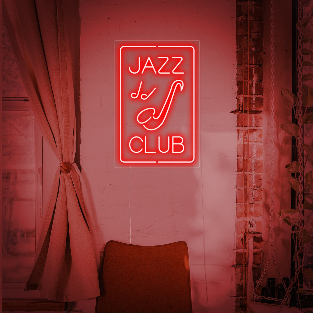 "The Jazz Club" Neonskilt