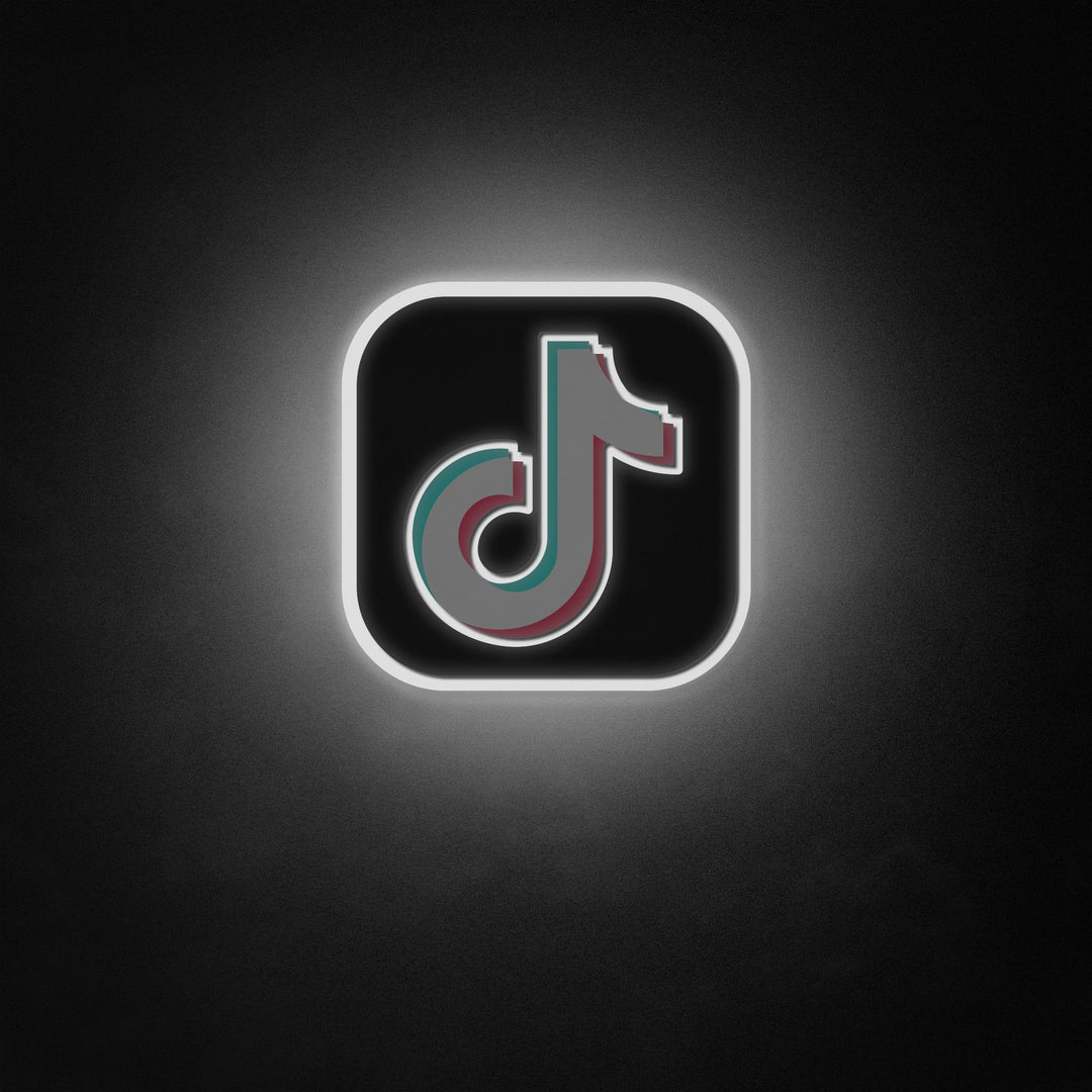 "Tiktok -logo" Neon Like